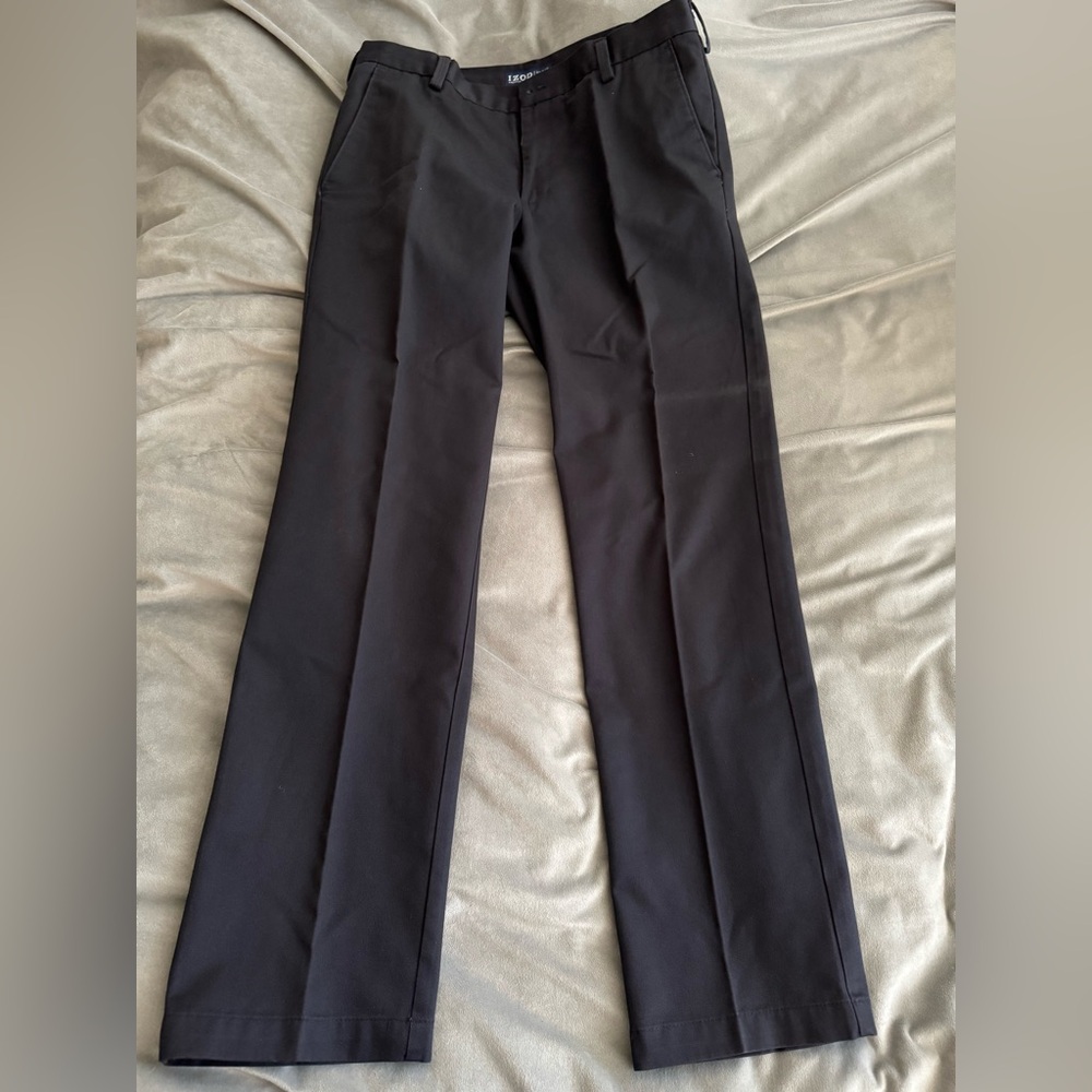 Izod Black Dress Pants with Classic Fit